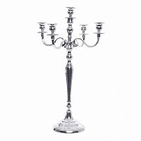 канделябр на 5 свечей серебряный, 60 см в Нижневартовске