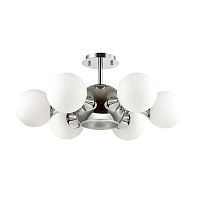 потолочная люстра odeon light miolla 3972/7c белая в Нижневартовске