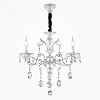 подвесная люстра eurosvet феерия 10064/3 белый с серебром strotskis в Нижневартовске