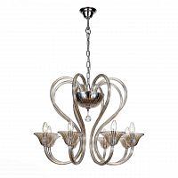 люстра дизайнерская spoliation коричневая, хром в Нижневартовске