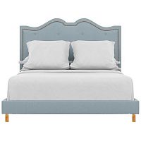 кровать двуспальная 180x200 голубая williams в Нижневартовске