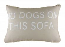 подушка с надписью no dogs on this sofa в Нижневартовске