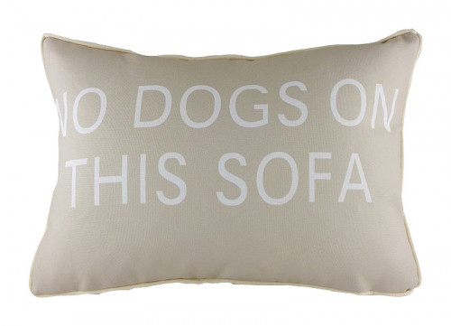 подушка с надписью no dogs on this sofa в Нижневартовске