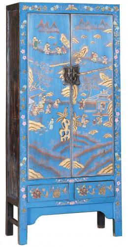 шкаф китайский голубой, разноцветный в Нижневартовске