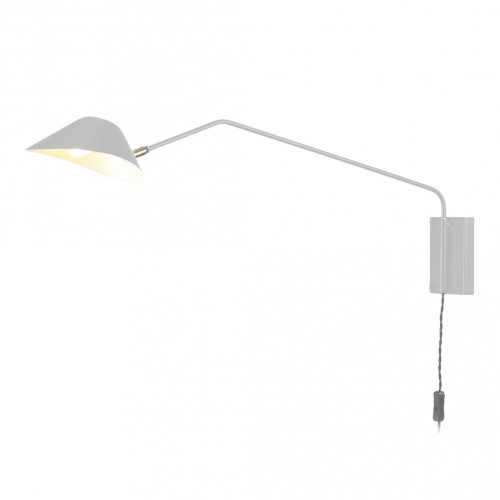 настенный светильник collet длина штанги 92 серый в Нижневартовске