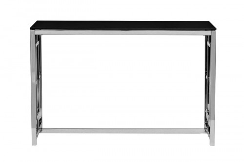 консоль romb черное стекло сталь в Нижневартовске