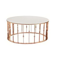 стол журнальный chic золотой, чёрный в Нижневартовске