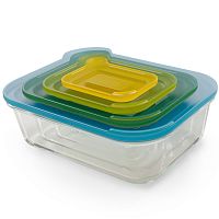 набор из 4 контейнеров nest стеклянный в Нижневартовске