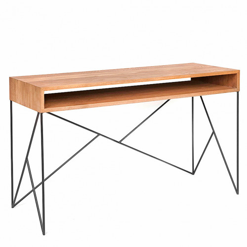 консоль prince line black светлый дуб в Нижневартовске