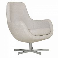 кресло stefani на вращающемся основании молочное в Нижневартовске