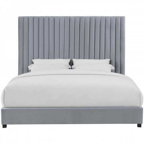 кровать двуспальная 160х200 серая mora в Нижневартовске