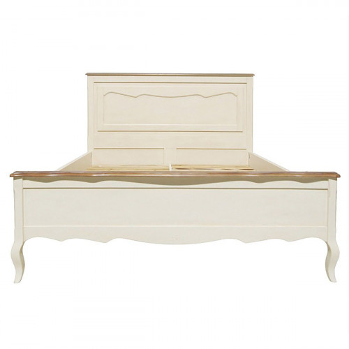 кровать полутораспальная 120х190 бежевая leontina в Нижневартовске