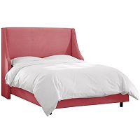 кровать двуспальная 180х200 розовая davis wingback dusty rose в Нижневартовске