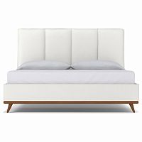 кровать двуспальная 160х200 белая carter snowfall в Нижневартовске