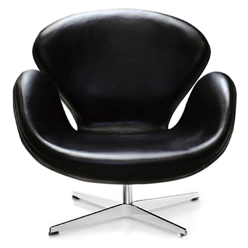 кресло swan chair черное в Нижневартовске