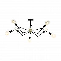потолочная люстра eglo exmoor 49037 черная в Нижневартовске
