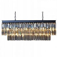 люстра odeon l80 black&glass черная, прозрачное в Нижневартовске