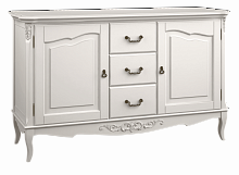 комод широкий 3 ящика + 2 распашн aletan-provence слоновая кость, эффект старения в Нижневартовске