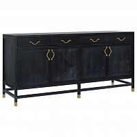 комод hf16105 черный в Нижневартовске