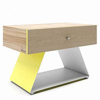 тумба под телевизор с ящиком shape желтая в Нижневартовске