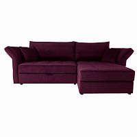 диван wing угловой модульный бордовый в Нижневартовске