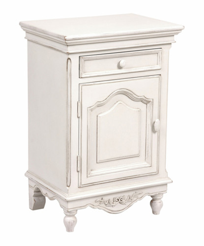 тумбочка прикроватная марсель закрытая молочно-белая в Нижневартовске