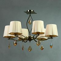 подвесная люстра brizzi bx03203/6 bronze cream в Нижневартовске