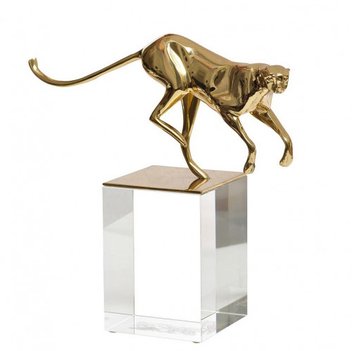 статуэтка гепард золотая 9х24х23 в Нижневартовске