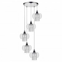 дизайнерская подвесная люстра spot light cordia 1192528 хром в Нижневартовске