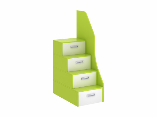 лестница-комод pinokkio light green в Нижневартовске