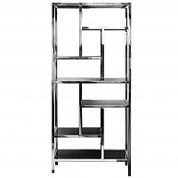 стеллаж black line серебристый/черный в Нижневартовске