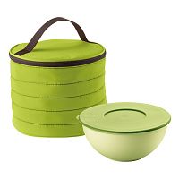 набор термосумка+контейнер handy круглый зелёный в Нижневартовске