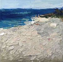 картина маслом пляж в Нижневартовске