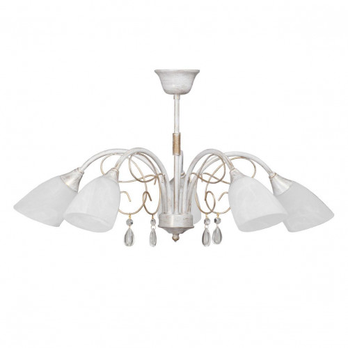 потолочная люстра vitaluce v3611/5 белая в Нижневартовске