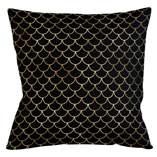 интерьерная подушка «чешуйки» (ночь) в Нижневартовске