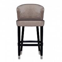 стул барный велюр жемчужно-серый 66х59х108 см в Нижневартовске