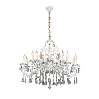 подвесная люстра omnilux oml-30807-15 белая в Нижневартовске