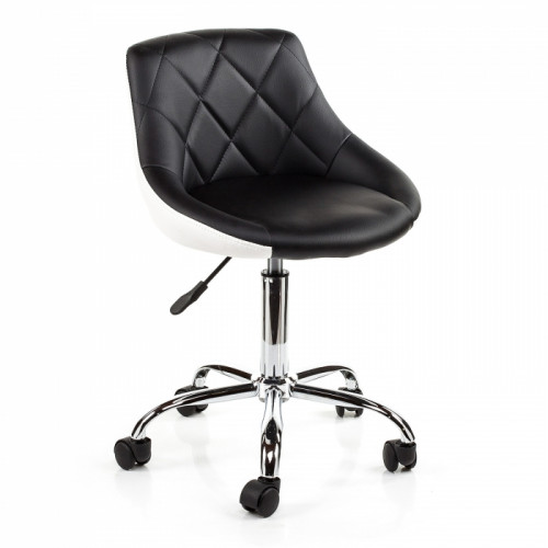 кресло компьютерное combi черное-белое в Нижневартовске