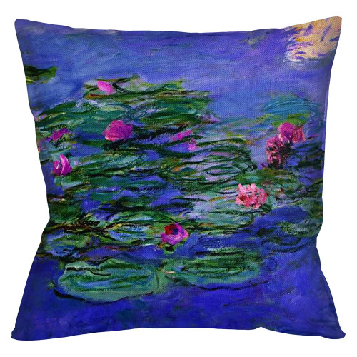 арт-подушка «водяные лилии», версия 1 в Нижневартовске