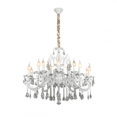 подвесная люстра omnilux oml-30807-15 белая в Нижневартовске