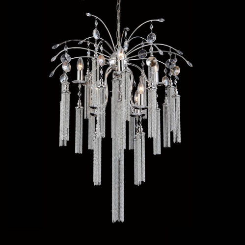 подвесная люстра crystal lux ethno sp8 хром в Нижневартовске