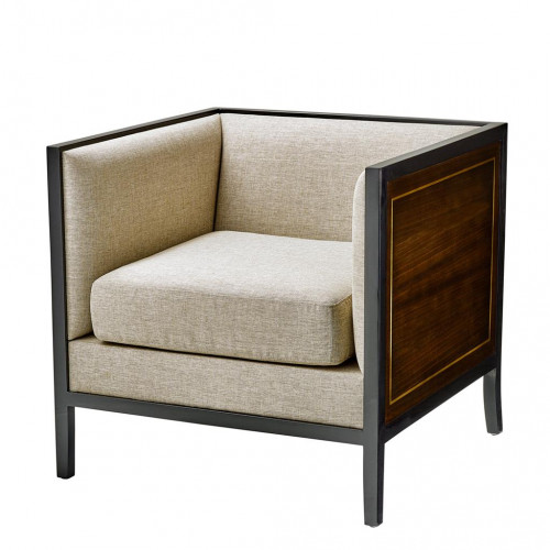 кресло lauriston от eichholtz коричневое в Нижневартовске