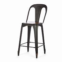 барный стул marais с деревянным сиденьем черное в Нижневартовске