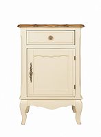 бежевая прикроватная тумба leontina (ящик с дверцой) бежевая в Нижневартовске