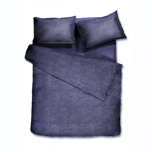 комплект постельного белья decoflux сатин семейный indigo dots в Нижневартовске