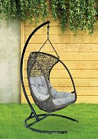 кресло подвесное albatros черный в Нижневартовске