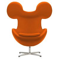 кресло egg mickey оранжевое в Нижневартовске