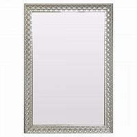 зеркало серебряное прямоугольное с рельефным декором rosabella в Нижневартовске