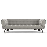 диван soja трехместный прямой серый в Нижневартовске