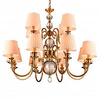 подвесная люстра newport 3106+6 b/c бронза в Нижневартовске